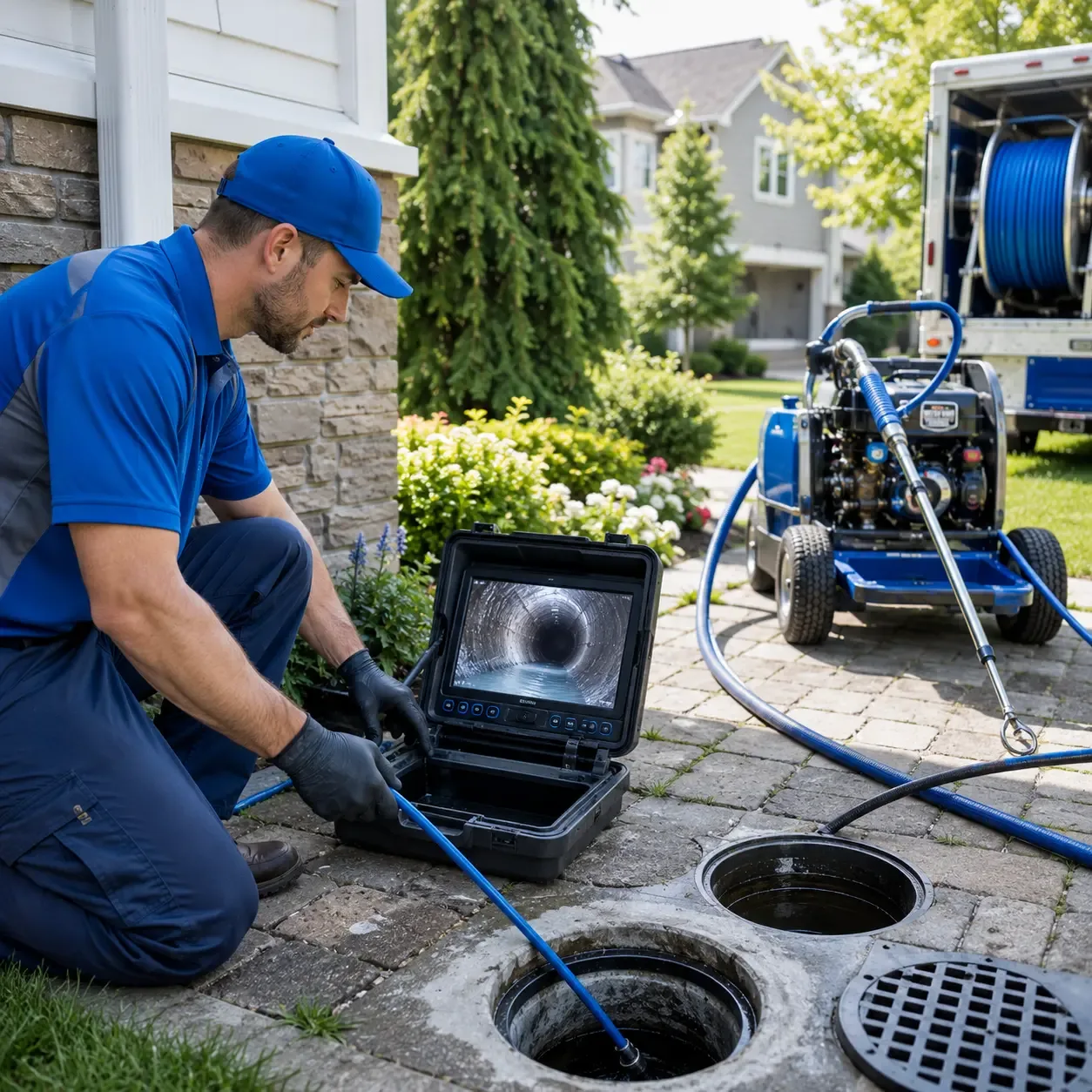 Outdoor drain cleaning professionals serving East Moline, IL